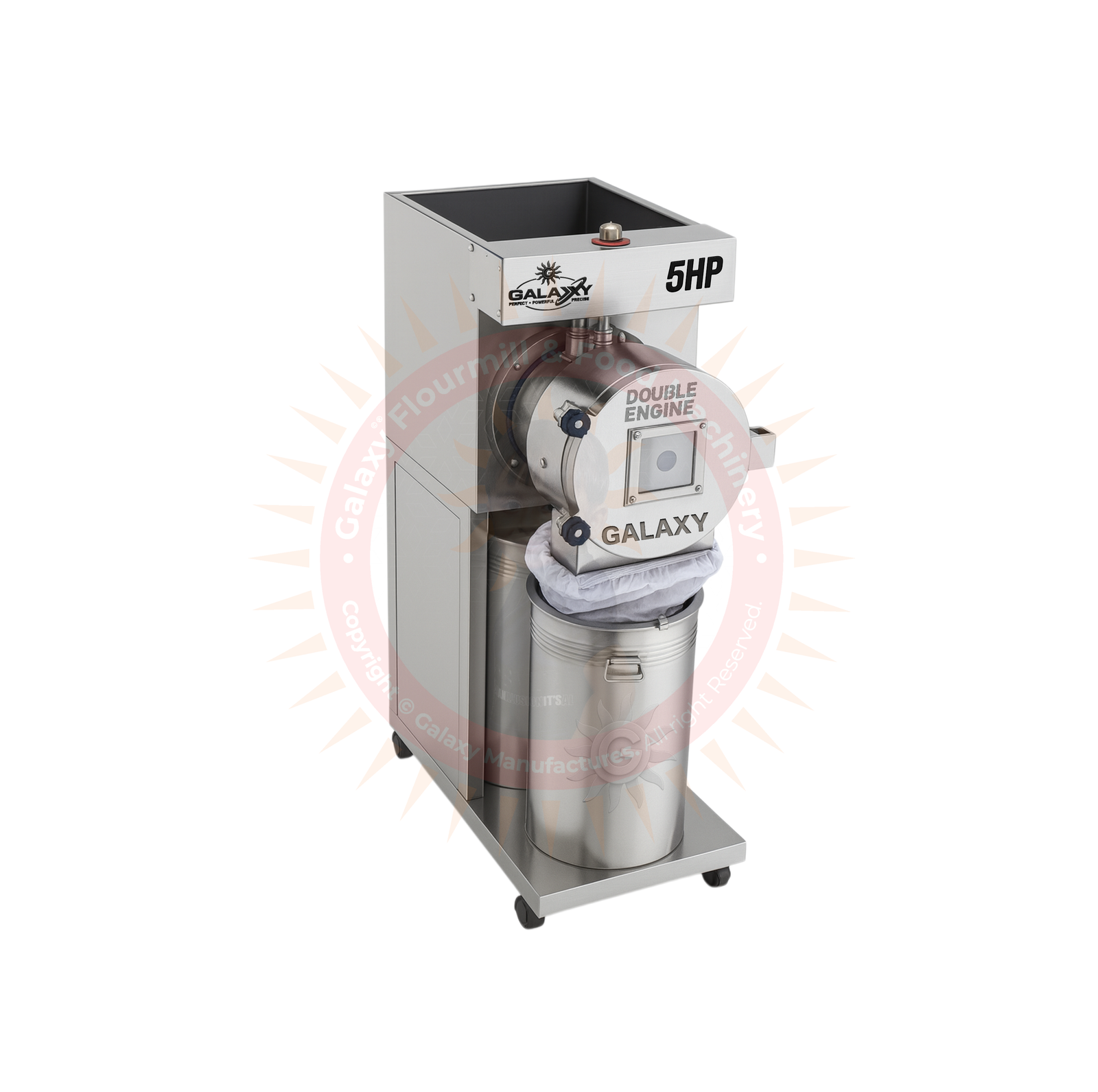 5HP SS PULVERIZER - DOUBLE CHAMBER