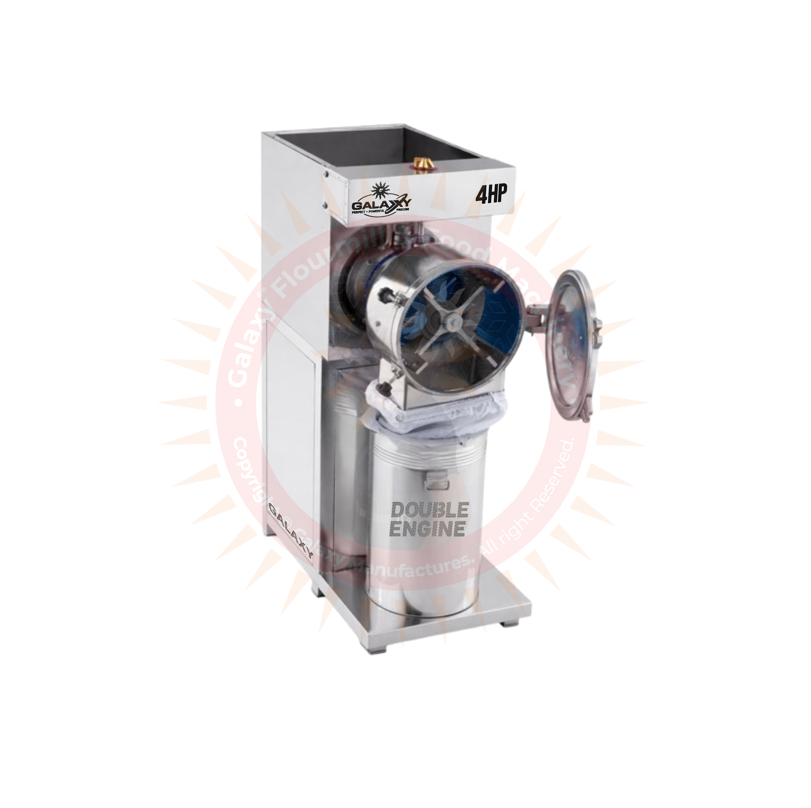4HP SS PULVERIZER - DOUBLE CHAMBER