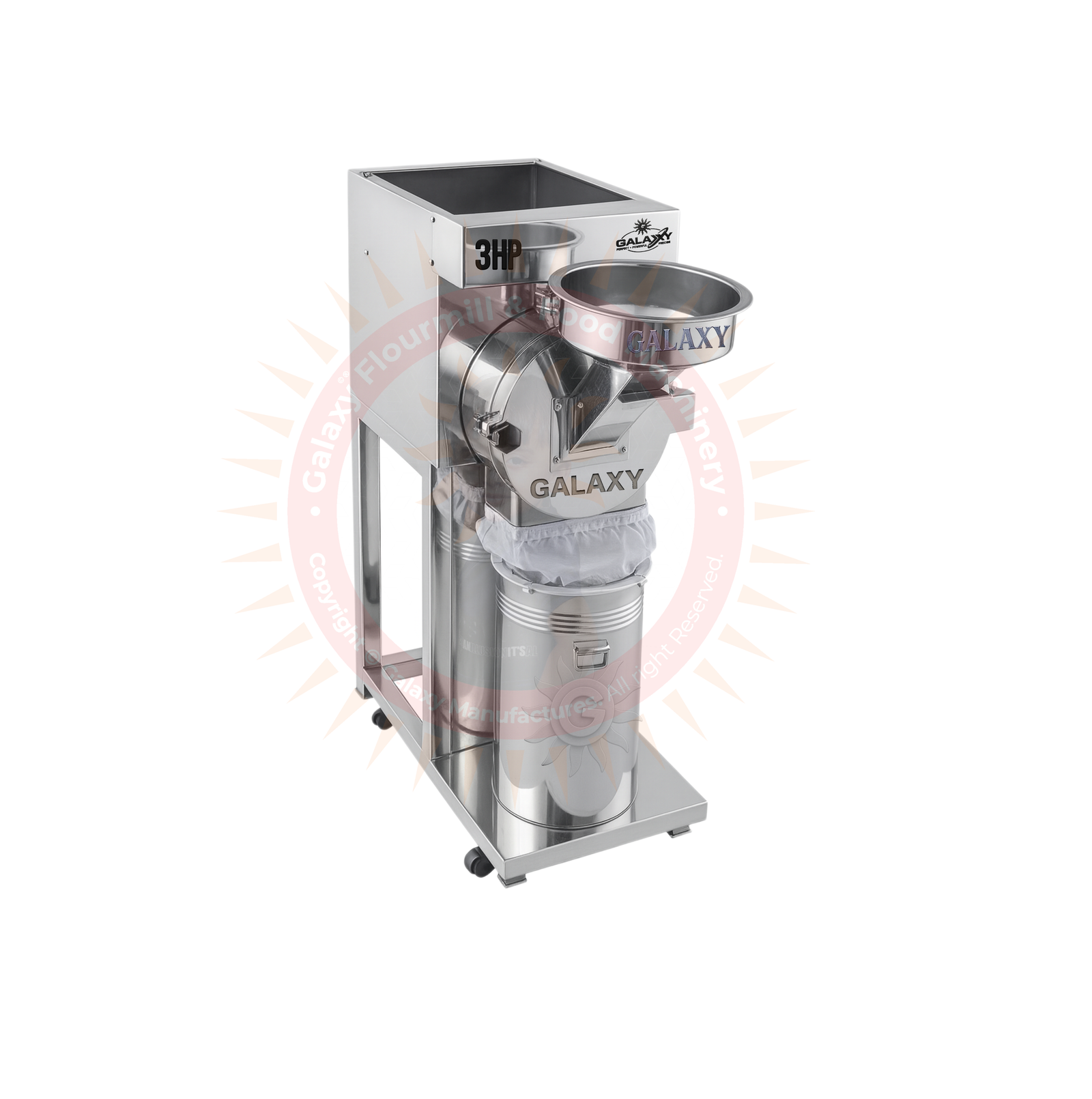 3HP SS JUMBO PULVERIZER