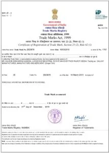ISO Certificate